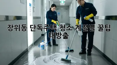 장위동 단독주택 청소🏠✨ 계절별 꿀팁 대방출!