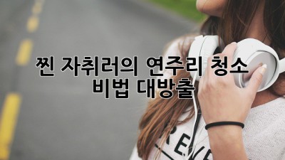✨ 찐 자취러의 연주리 청소 비법 대방출! 🏡🧹